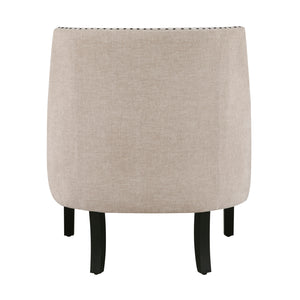 Chenille Fabric Accent Chair