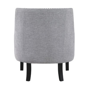 Chenille Fabric Accent Chair