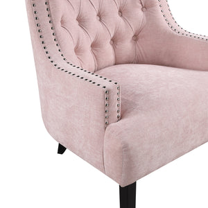 Chenille Fabric Accent Chair