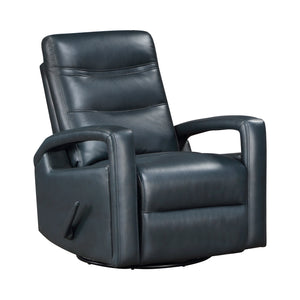 Faux Leather Swivel Glider Reclining Chair