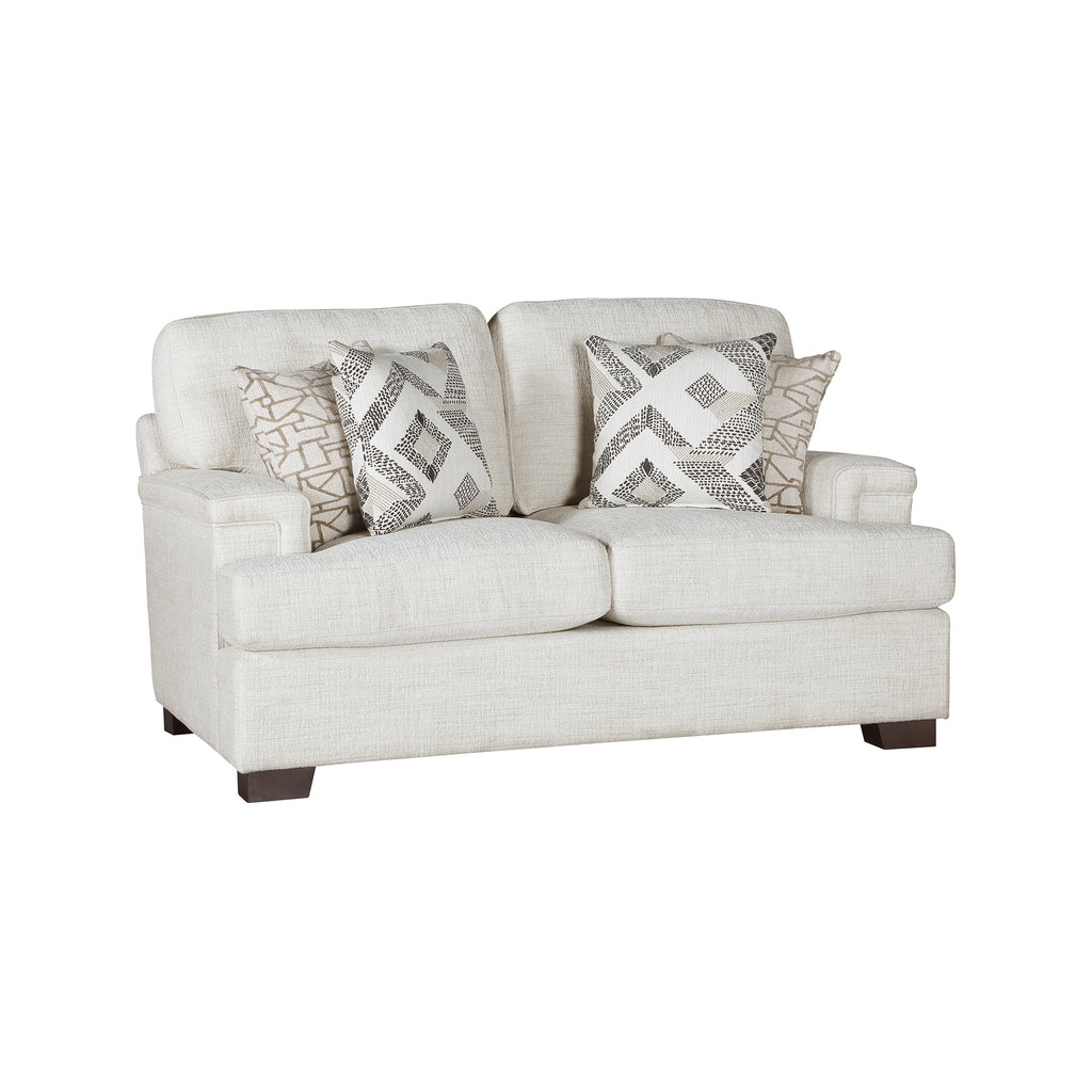 Chenille Fabric Living Room Loveseat