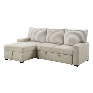 Fabric 2-Piece Power Reclining Sectional with Left Chaise