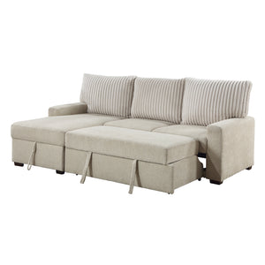 Fabric 2-Piece Power Reclining Sectional with Left Chaise