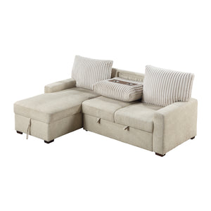 Fabric 2-Piece Power Reclining Sectional with Left Chaise