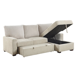 Fabric 2-Piece Power Reclining Sectional with Right Chaise
