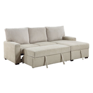 Fabric 2-Piece Power Reclining Sectional with Right Chaise