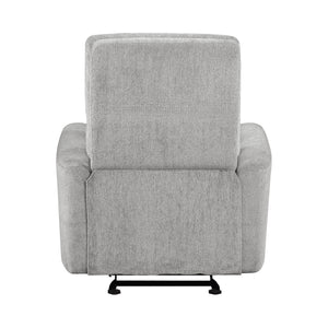 Chenille Fabric Glider Reclining Chair