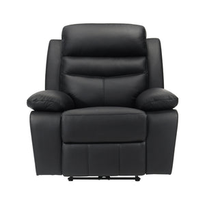 Leather Match Power Reclining Chair