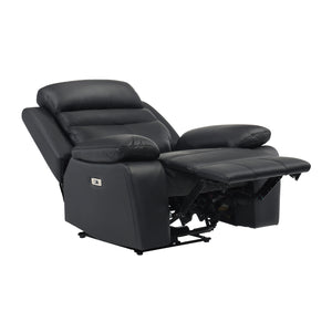 Leather Match Power Reclining Chair