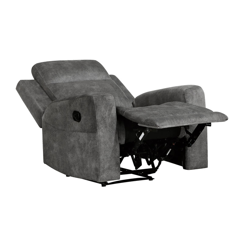 Textured Microfiber Reclining Chair – Lexicon Home