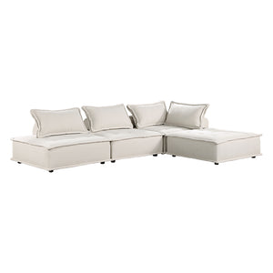 Modular Sectional Sofa, 4-Seater