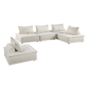 Modular Sectional Sofa, 5-Seater