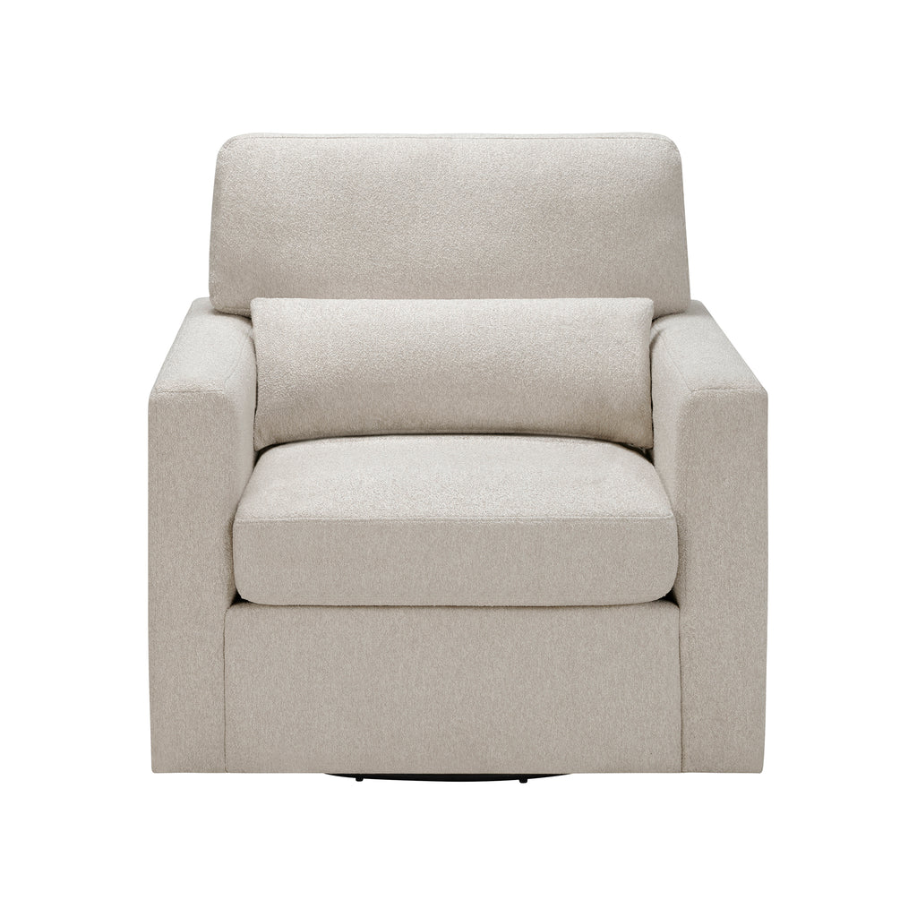 Boucle Fabric  Swivel Chair