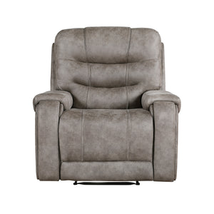 Polished Microfiber Reclining Chair