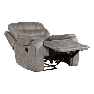 Polished Microfiber Reclining Chair