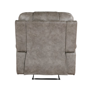 Polished Microfiber Reclining Chair