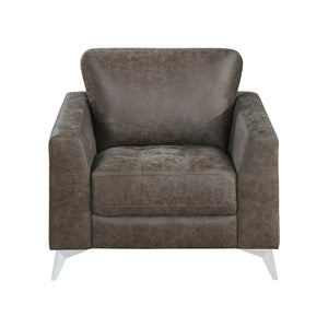 Polished Microfiber Living Room Chair