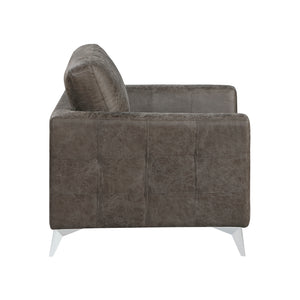 Polished Microfiber Living Room Chair