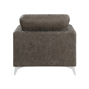 Polished Microfiber Living Room Chair