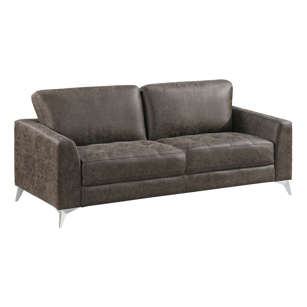 Polished Microfiber Living Room Sofa