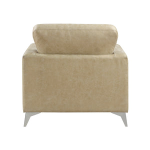 Polished Microfiber Living Room Chair