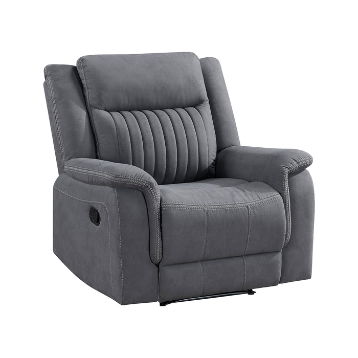 Polished Microfiber Reclining Chair