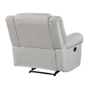 Textured Microfiber Manual Reclining Chair