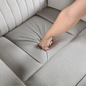 Textured Microfiber Manual Reclining Chair