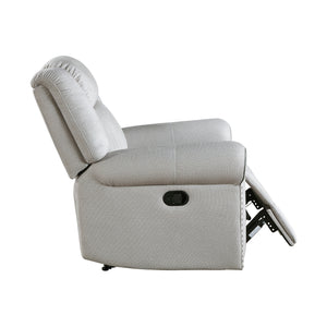 Textured Microfiber Manual Reclining Chair