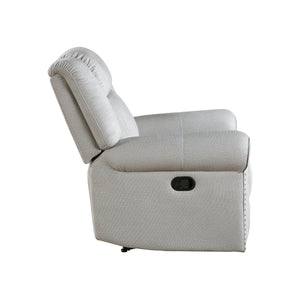 Textured Microfiber Manual Reclining Chair