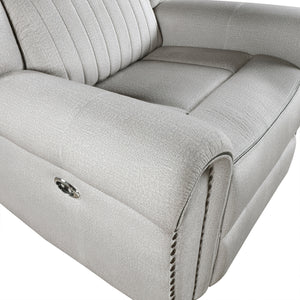 Textured Microfiber Power Reclining Chair