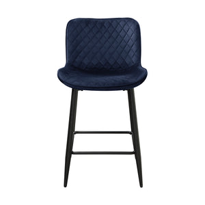 Velvet Fabric Counter Height Chair