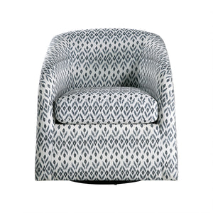 Textured Fabric Swivel Chair