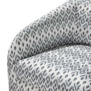 Textured Fabric Swivel Chair