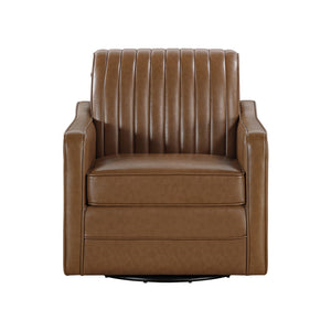 Faux Leather Swivel Chair