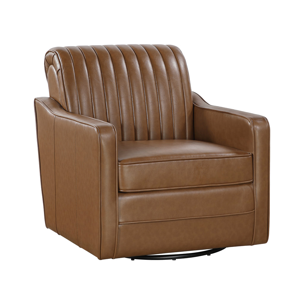 Faux Leather Swivel Chair