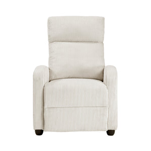 Corduroy Push Back Reclining Chair