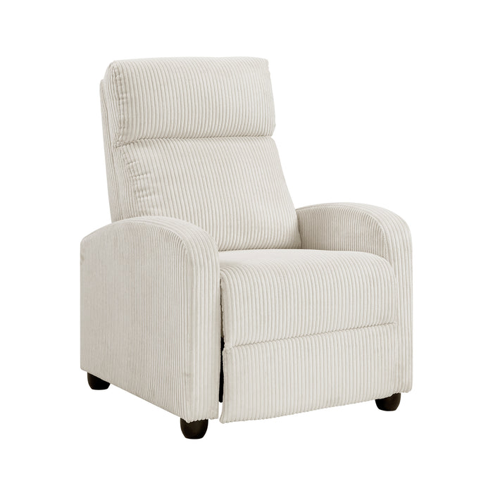 Corduroy Push Back Reclining Chair