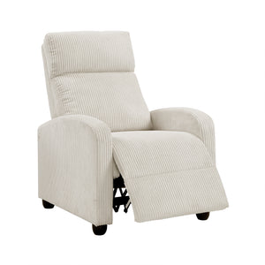 Corduroy Push Back Reclining Chair