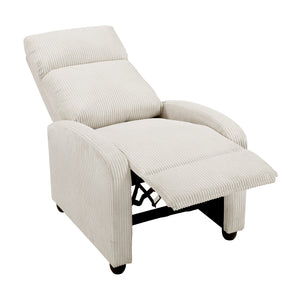 Corduroy Push Back Reclining Chair