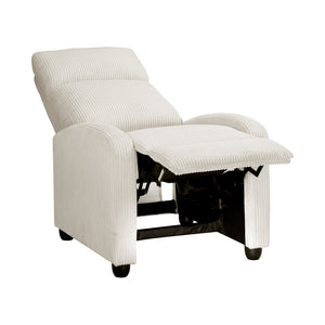 Corduroy Push Back Reclining Chair