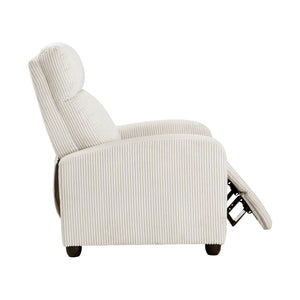 Corduroy Push Back Reclining Chair