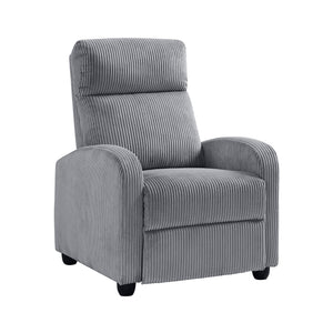 Corduroy Push Back Reclining Chair