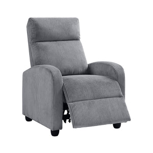 Corduroy Push Back Reclining Chair