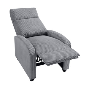 Corduroy Push Back Reclining Chair