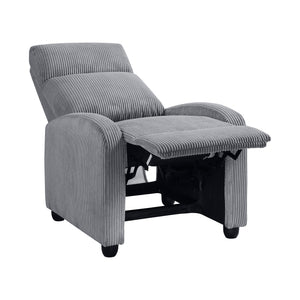 Corduroy Push Back Reclining Chair