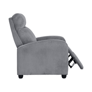 Corduroy Push Back Reclining Chair