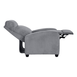 Corduroy Push Back Reclining Chair