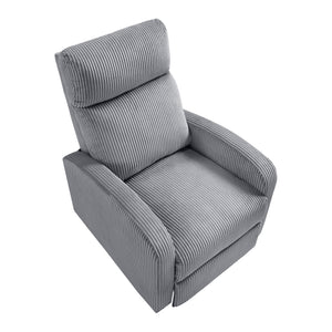 Corduroy Push Back Reclining Chair