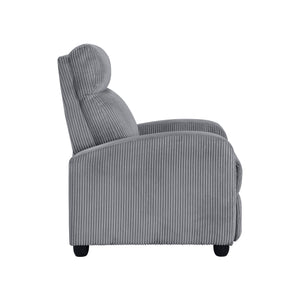 Corduroy Push Back Reclining Chair